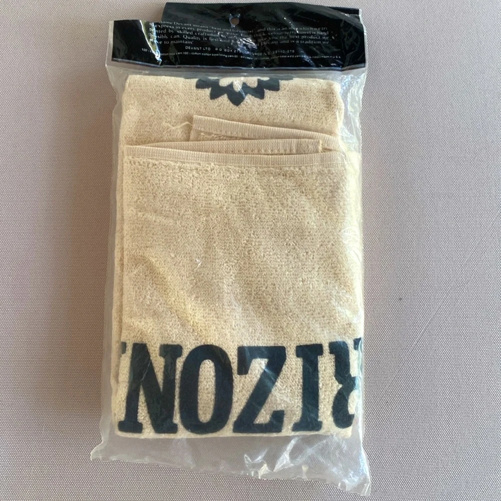 70’s Vintage Native American Print XL Custom Plush Velour-Terrycloth Towel
